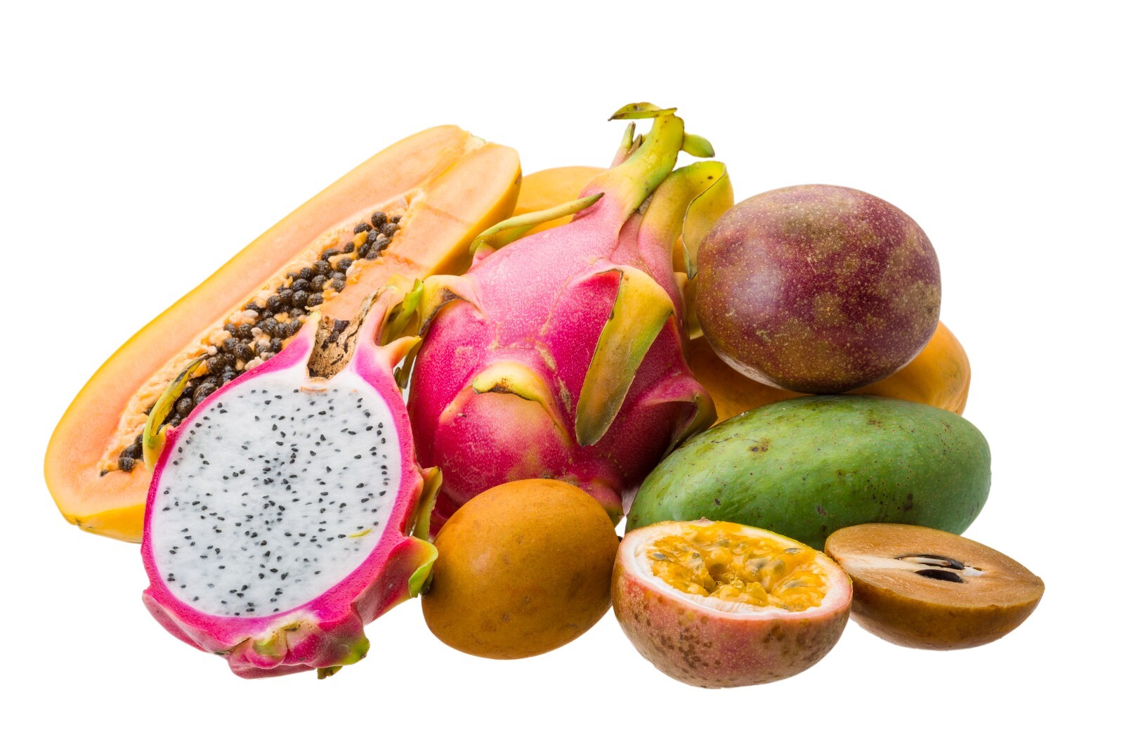 Fresh Exotic Fruit Box Sampler(Varies with Availability) - 5 Pounds