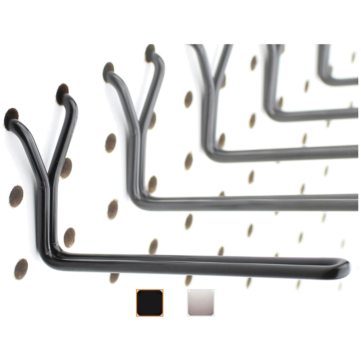 Multipurpose Pegboard Hooks 4" L - 50 Pack