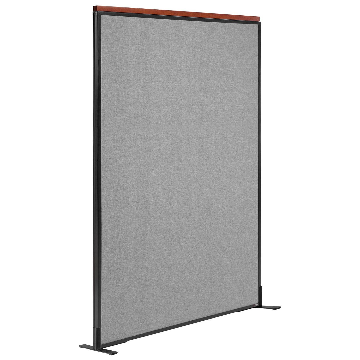 48-1/4"W x 73-1/2"H Deluxe Freestanding Office Partition Panel Gray