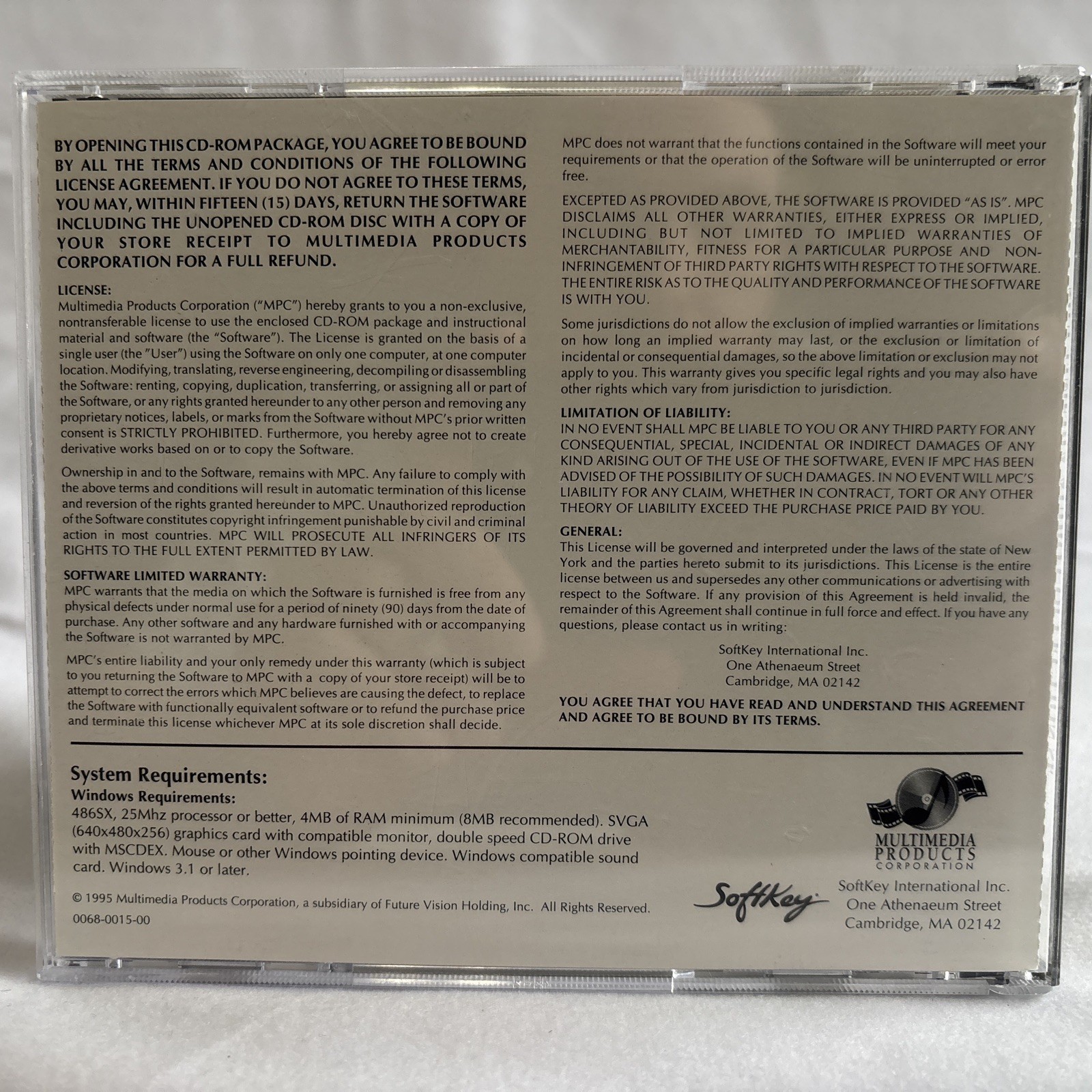 Vintage PC Software Multimedia Audio Collection for Windows 3.1
