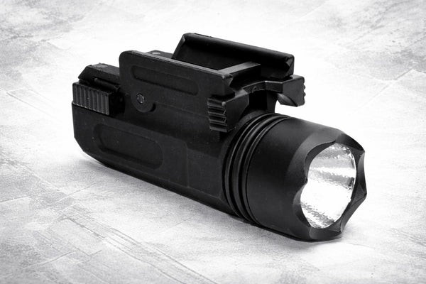 Trinity 300 Lumen Tactical Flashlight for Canik TTI Quick Release Picatinny Rail