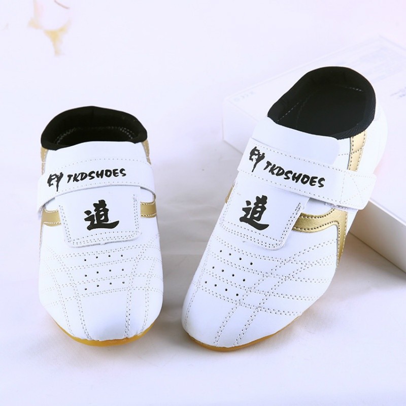 Children Men PU Taekwondo Shoes Martial Arts Chinese KungFu Tai Chi Soft Comfort