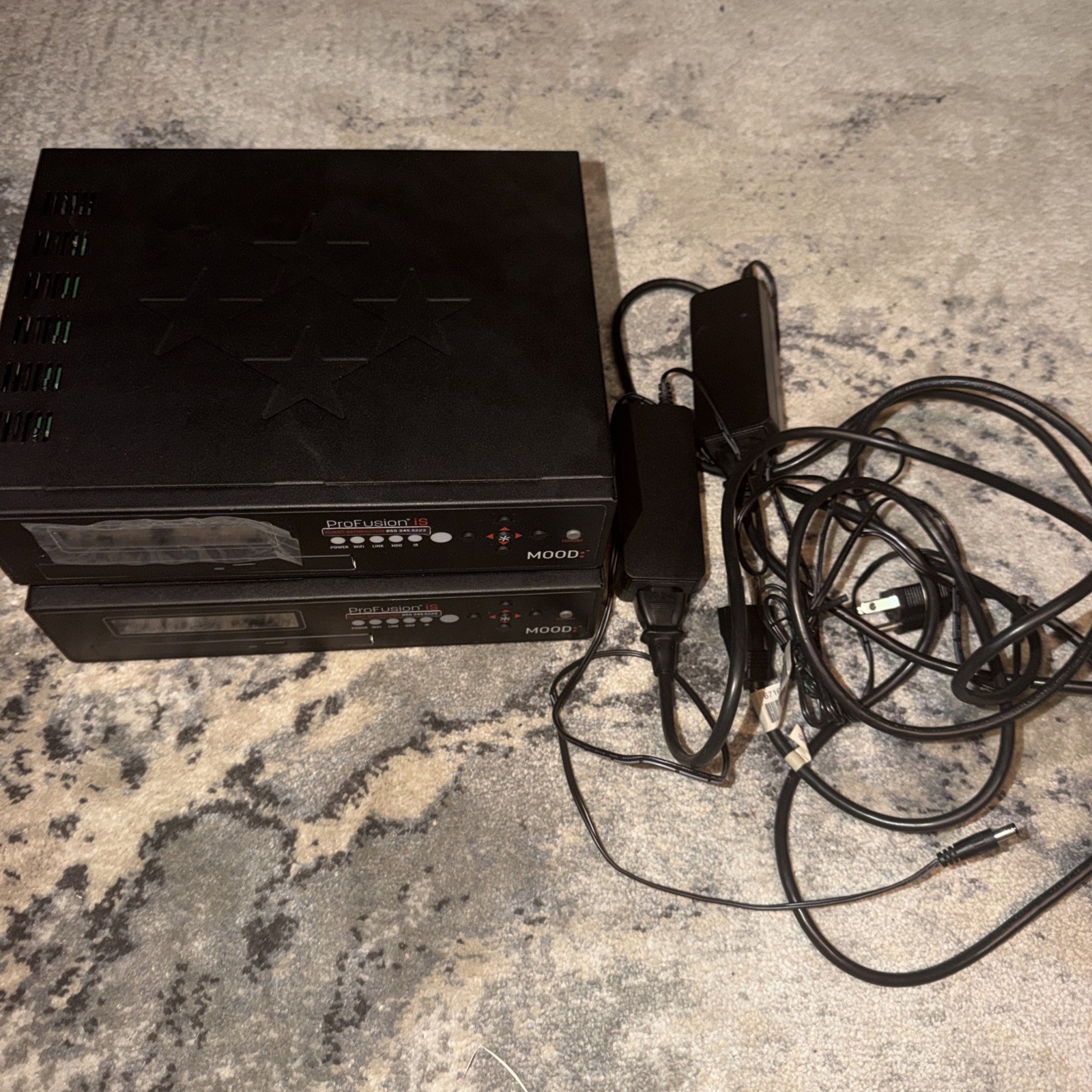 Lot Of 2 Mood ProFusion iS 2010 Audio Video Digital Media Manager Rack-mount