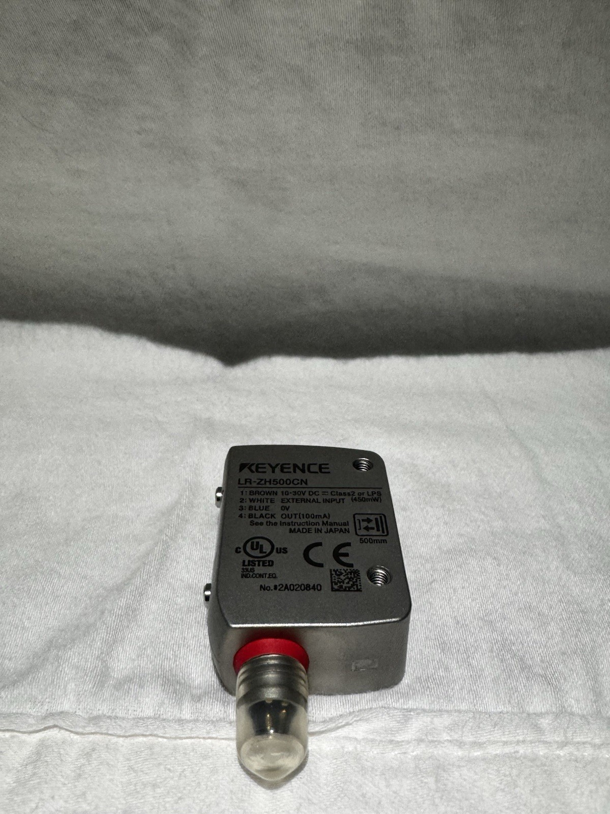 KEYENCE Rectangular laser Sensor LR-ZH500CN Unshielded DC 500mm