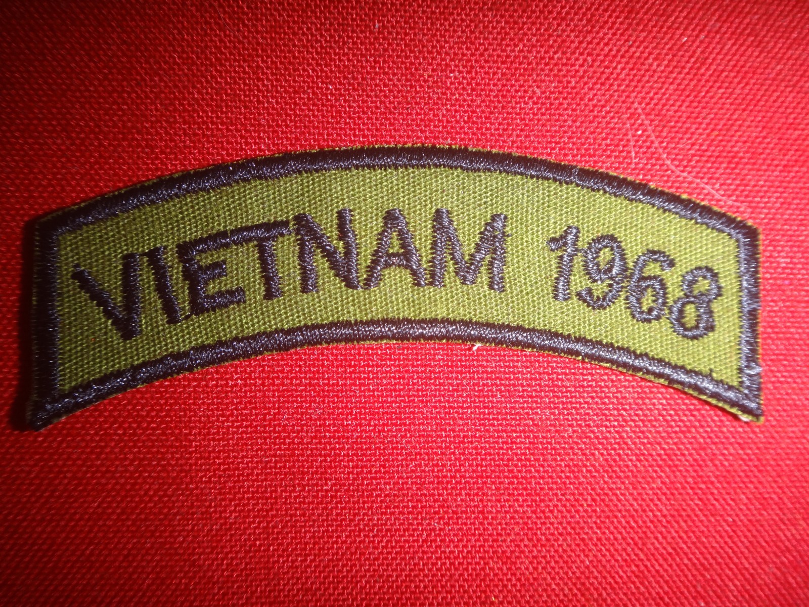 Vietnam War Subdued Patch VIETNAM 1968 Arc