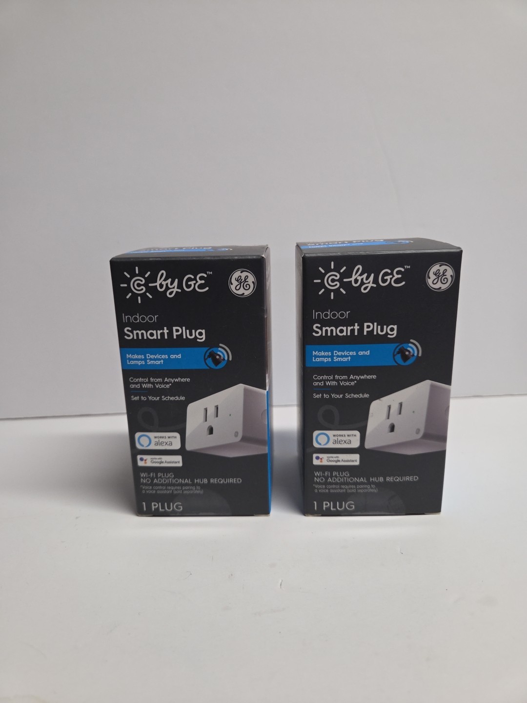 Lot of 2 Cync by GE INDOOR Smart Plug - Alexa & Google 2.4ghz Make Devices Smart