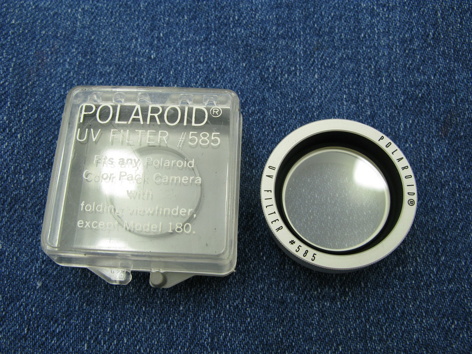 Polaroid UV Filter No. 585 Fits Most Color Pack Cameras with Folding Viewfinder
