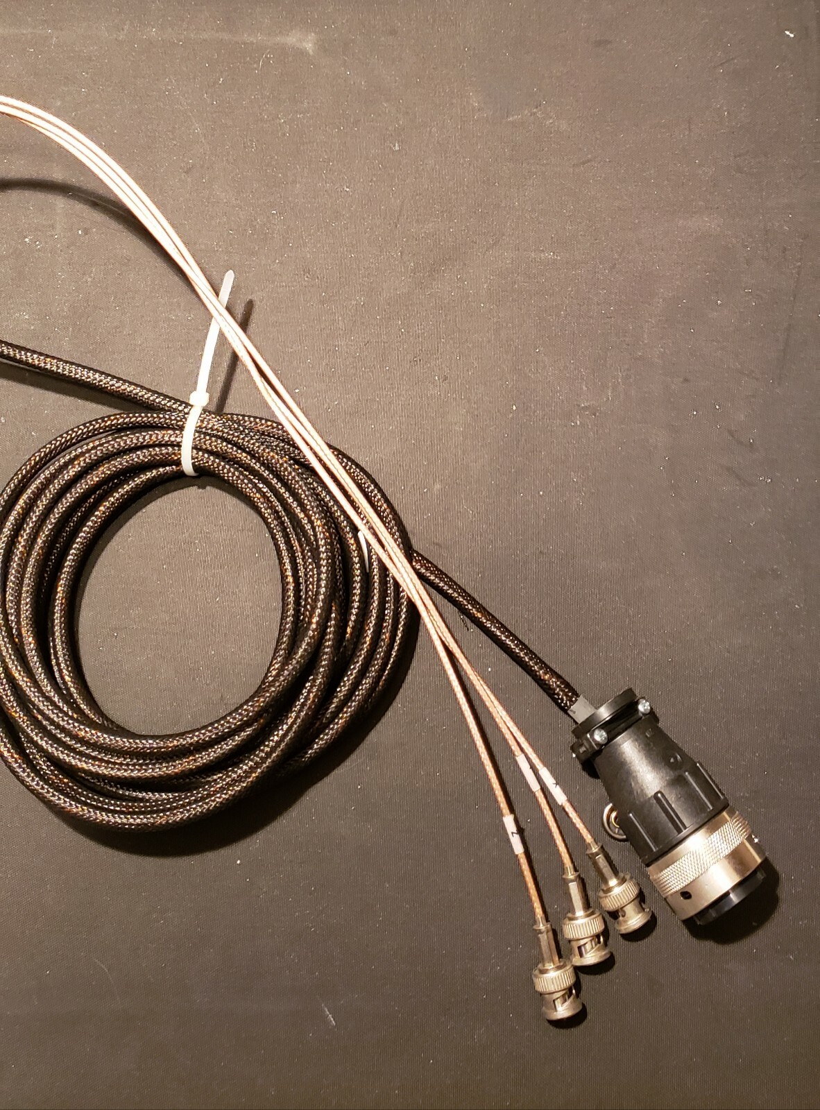 Bruker W1211963 Composite CBL Gate HMIMAG Cable for NMR System 3-Pin Coax