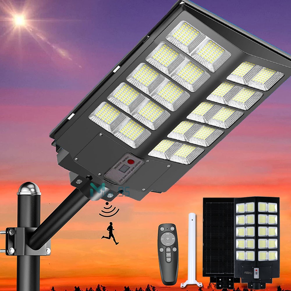 1200000lm Commercial Solar Street Light Outdoor LED Dusk Dawn Solar Super Bright