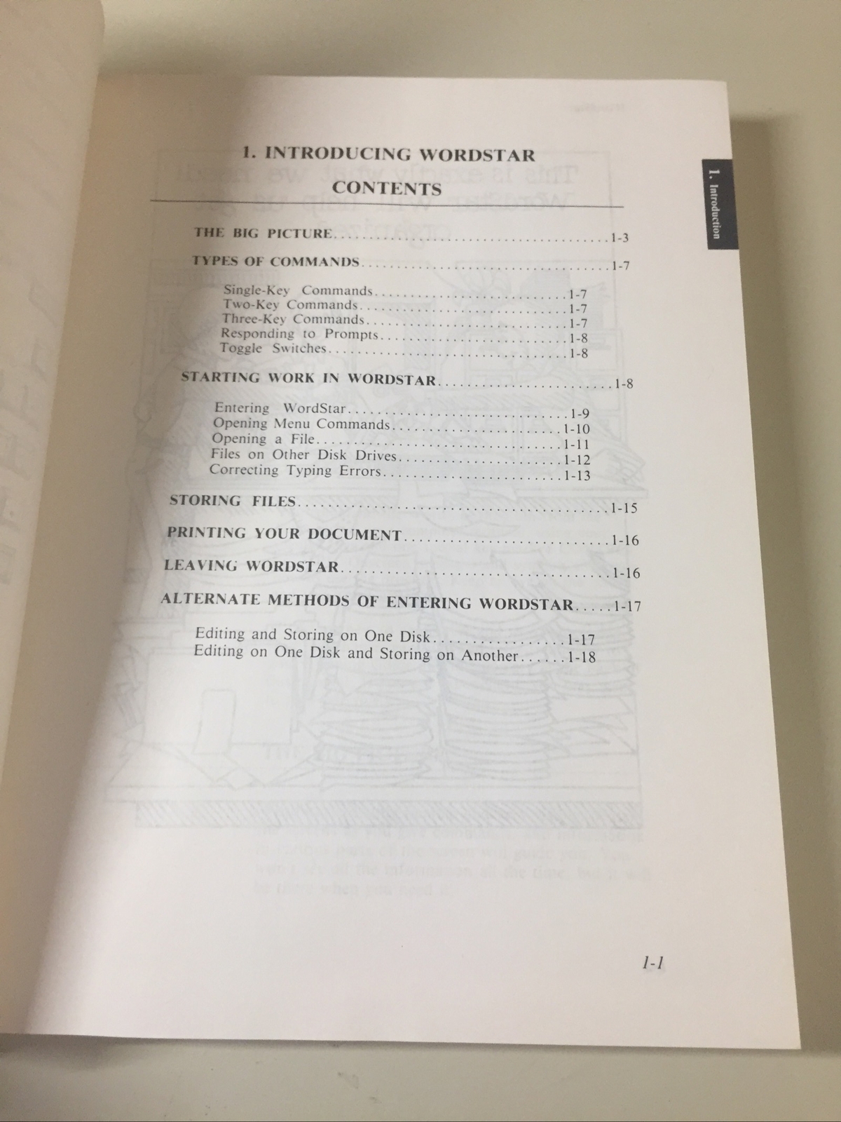 Vintage 1983 KAYPRO WORDSTAR Software Manual (NO DISK)