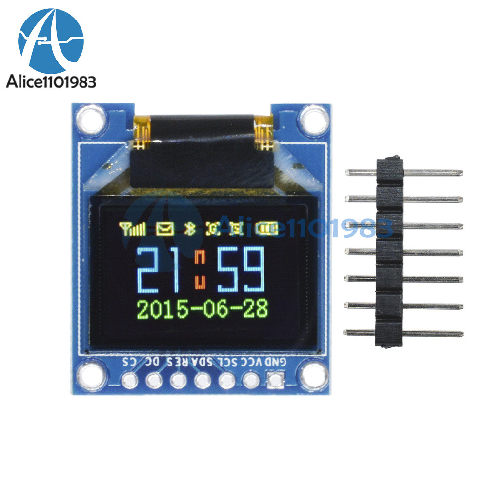 0.95 Inch 7pin Full Color 65K Color SSD1331 SPI OLED Display Module For Arduino