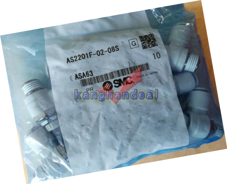 10PC SMC Valve AS2201F-02-08S New