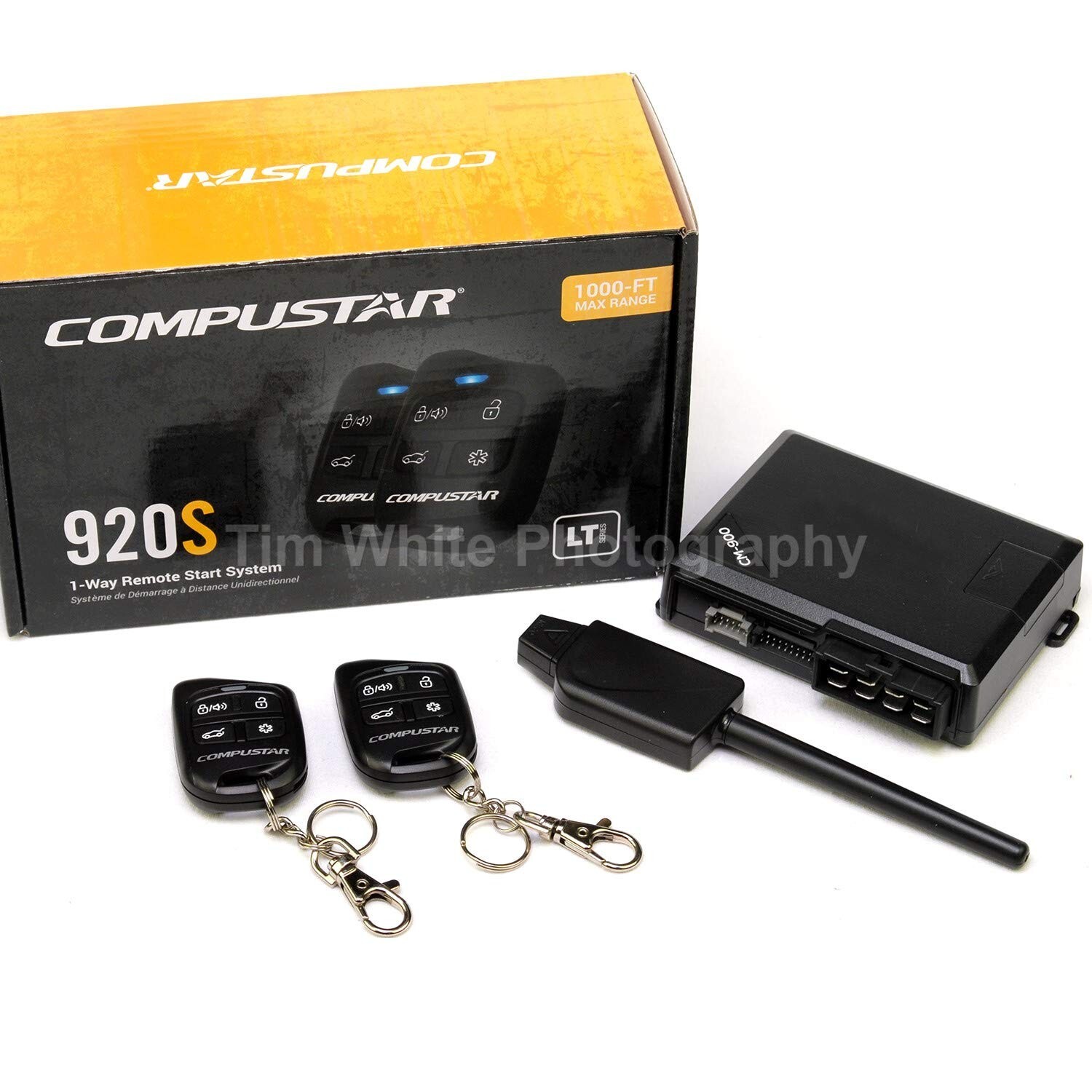 Compustar CS920-S (920S) 1-way Remote Start and Keyless Entry System with 100...