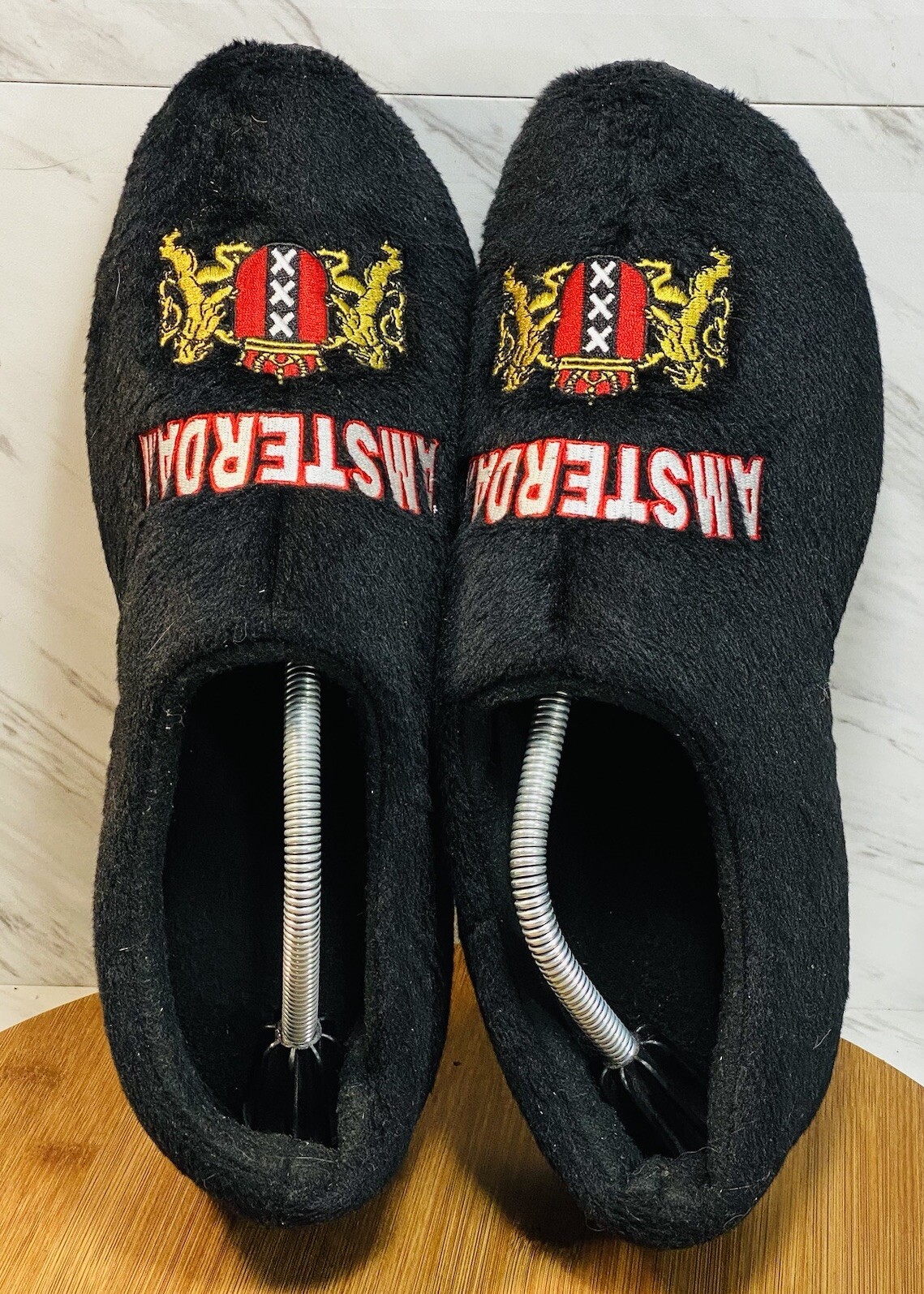 Amsterdam Clog Slippers Black Size 10-11