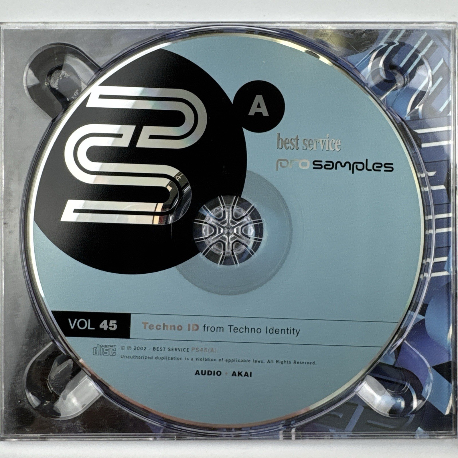 Best Service ProSamples Vol 45 Techno ID Sample Library 2 CD Audio AKAI EXS24