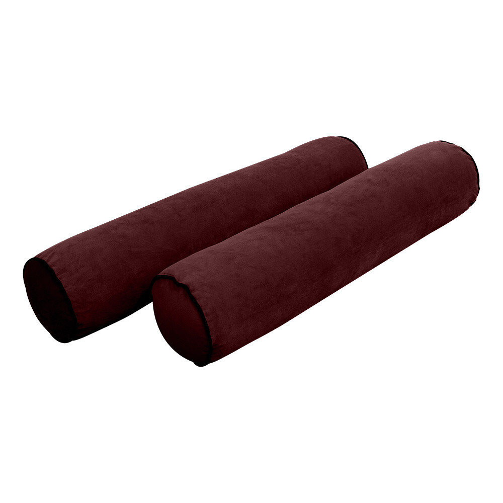 SLIPCOVER ONLY Contrast Twin Style V4 Velvet Indoor Daybed Bolster Cushion AD368