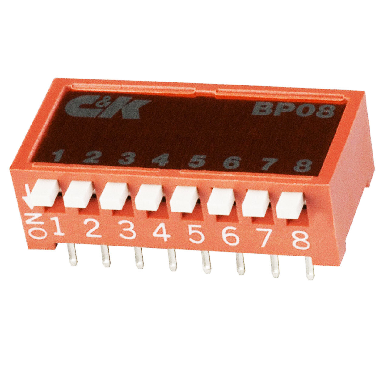 BP08YE BP08 SWITCH SLIDE DIP SPST 100MA 5V