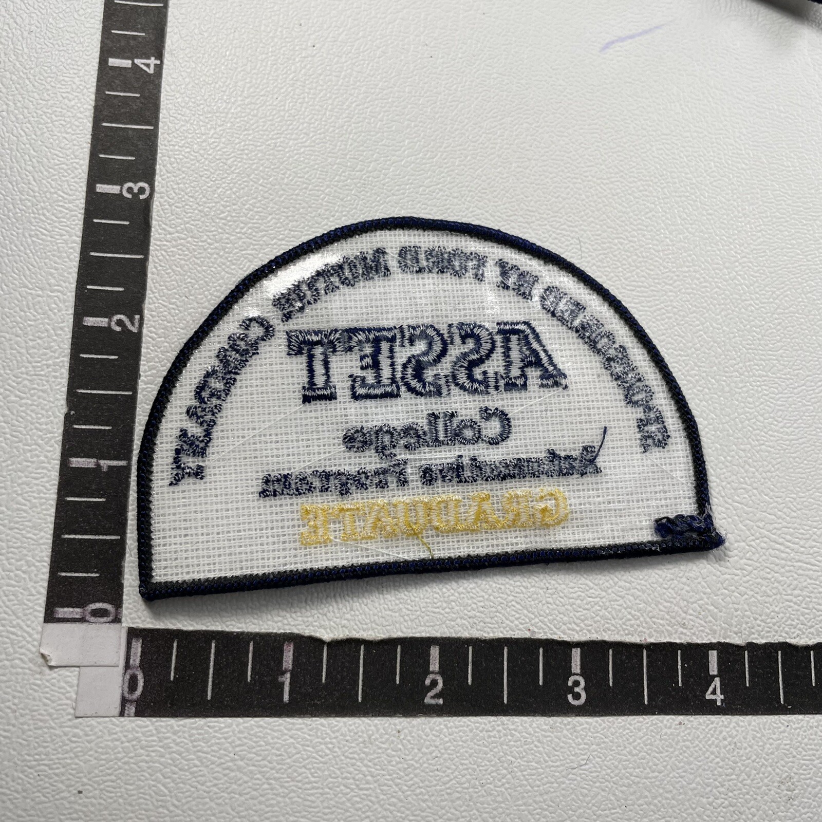 FORD MOTOR CO. ASSET COLLEGE AUTO PROGRAM GRADUATE Patch 19O7