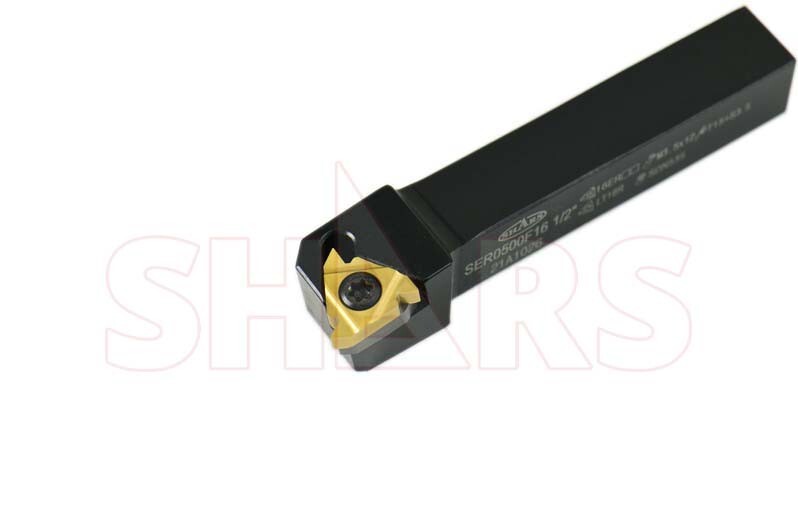 Shars 1/2 RH Indexable Threading Tool Holder ER16 Insert Cert Save $42.45 P]