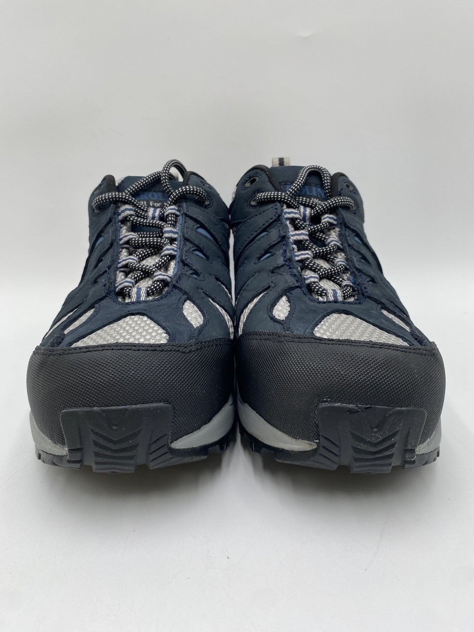 CAROLINA TREADZ ALUMINUM TOE ATHLETIC Men's NEW Work Shoes Dark Blue Multi Sizes