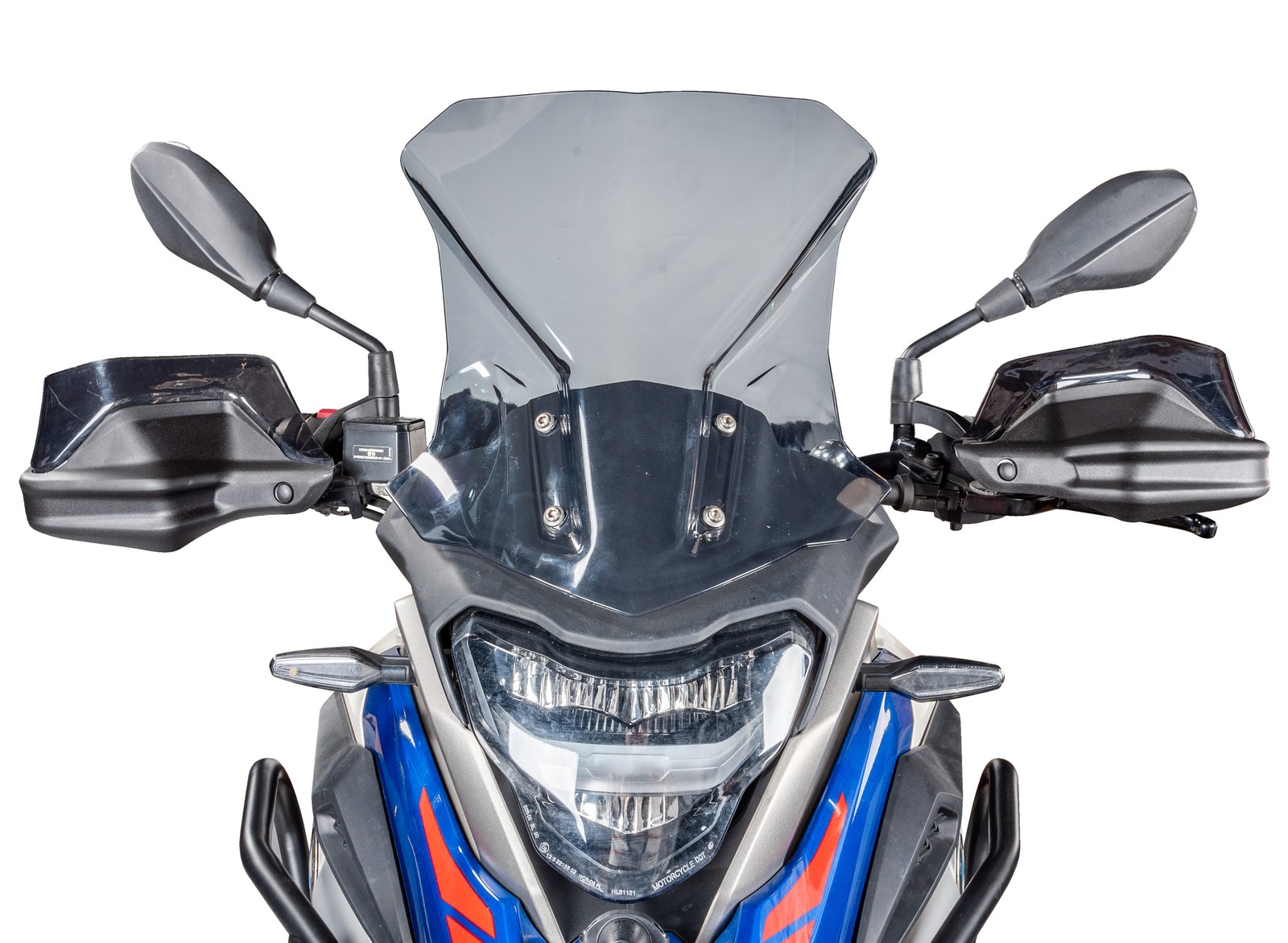 WOLFLINE Windshield for BMW G310GS 2017-2025 Light Smoke Windscreen Deflector
