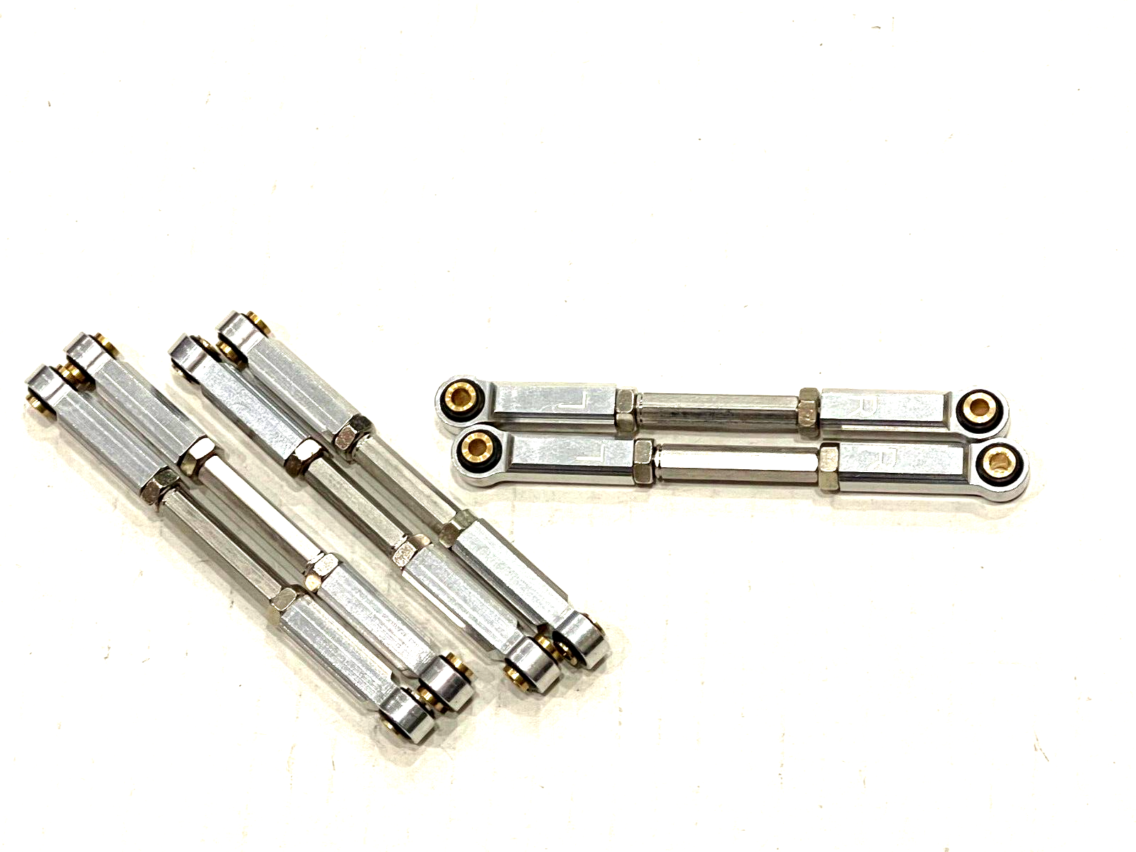 6pcs Aluminum Steering & Suspension Link Set for Losi 8ight Buggy 3.0/4.0