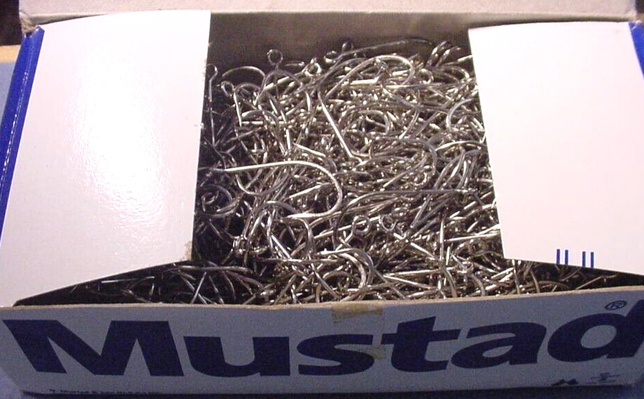 1000 ~Mustad 3/0 O'Shaughnessy KVD Spinnerbait Mold & Trailer Hook 91707N Needle