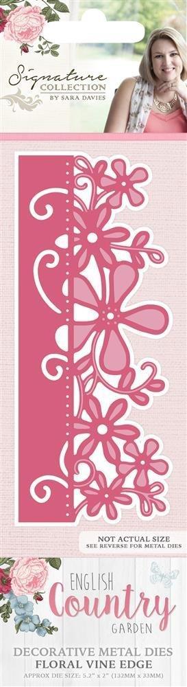 Crafters Companion English Country Garden Flutter Away Floral VIne Edge S-ENG-MD