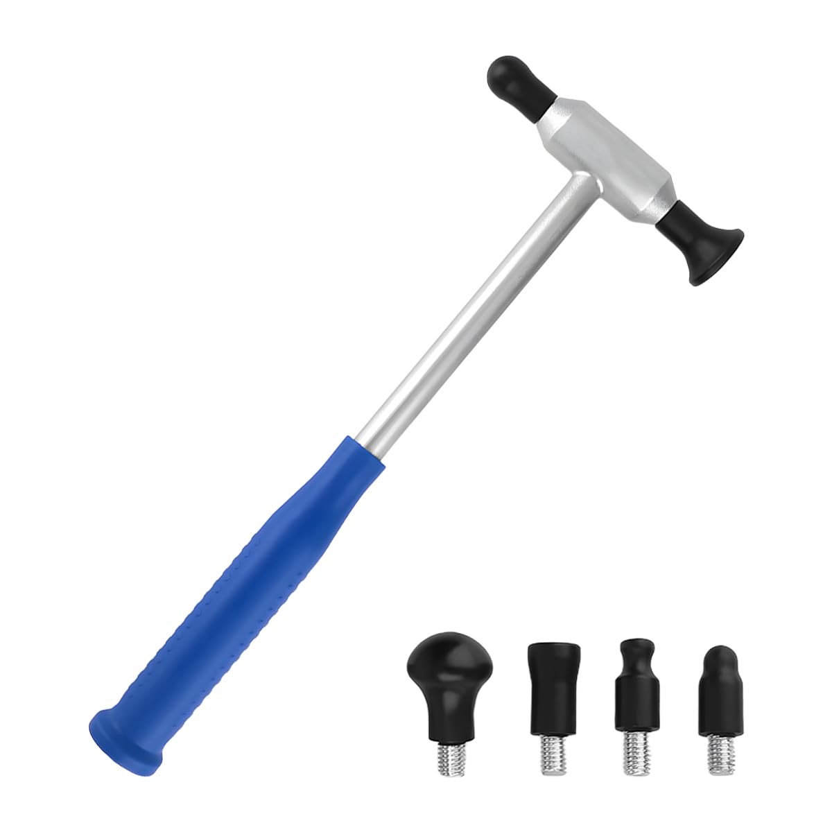 Auto Body Hammer Tools Set Paintless Dent Removal Aluminum Car Repair 6 Heads
