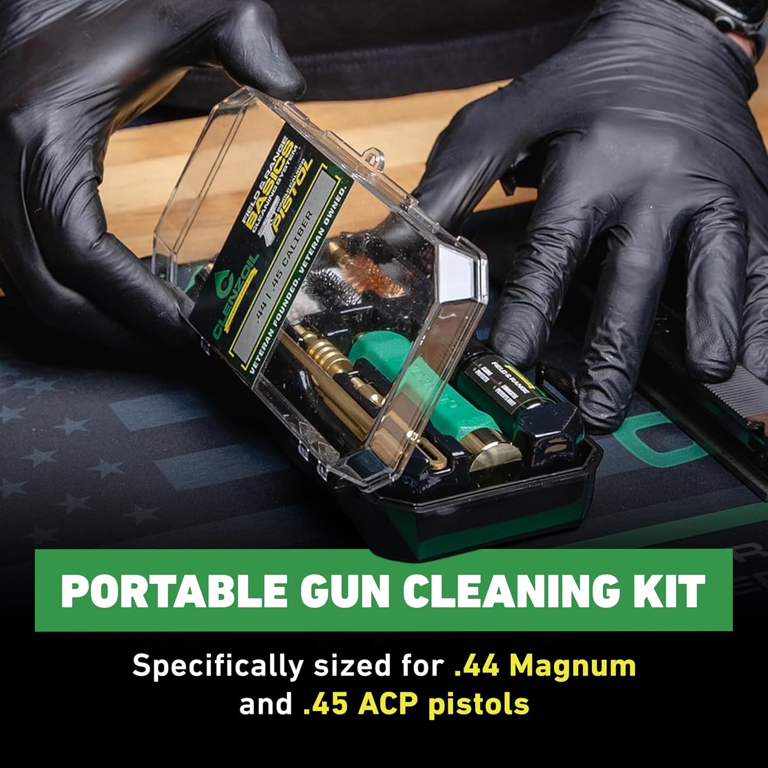 Field & Range Pistol Basics Cleaning Kit Multi-Caliber Handgun Cleaning Set