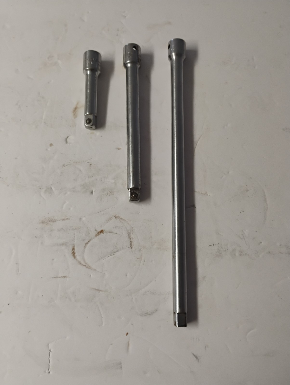 3 - Craftsman 3/8" drive extensions 3", 6" , 10"  - Made in USA