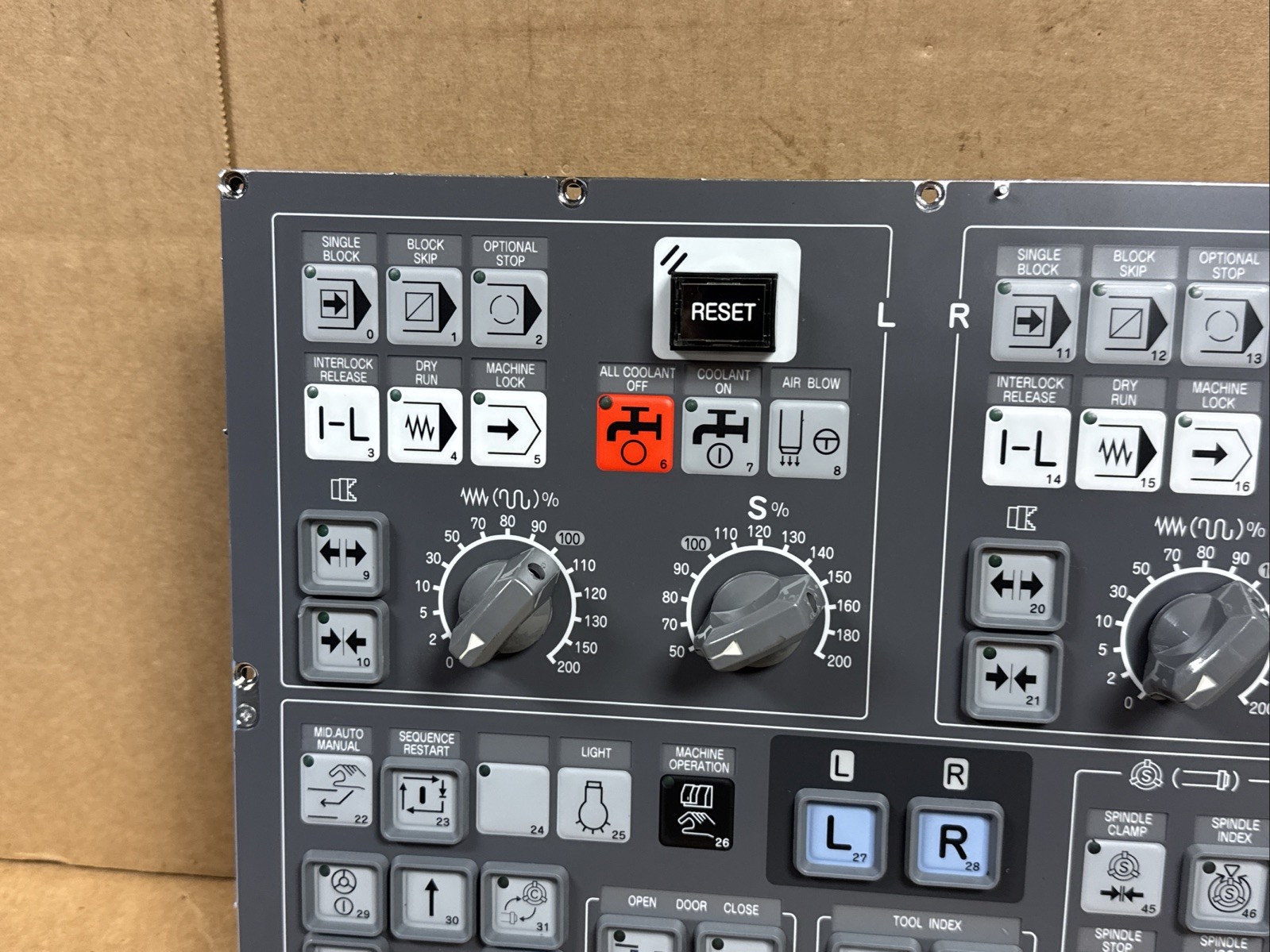 NEW OKUMA OKM52-A Operator Push Button Control Panel U3729-0911-002 FAST SHIP