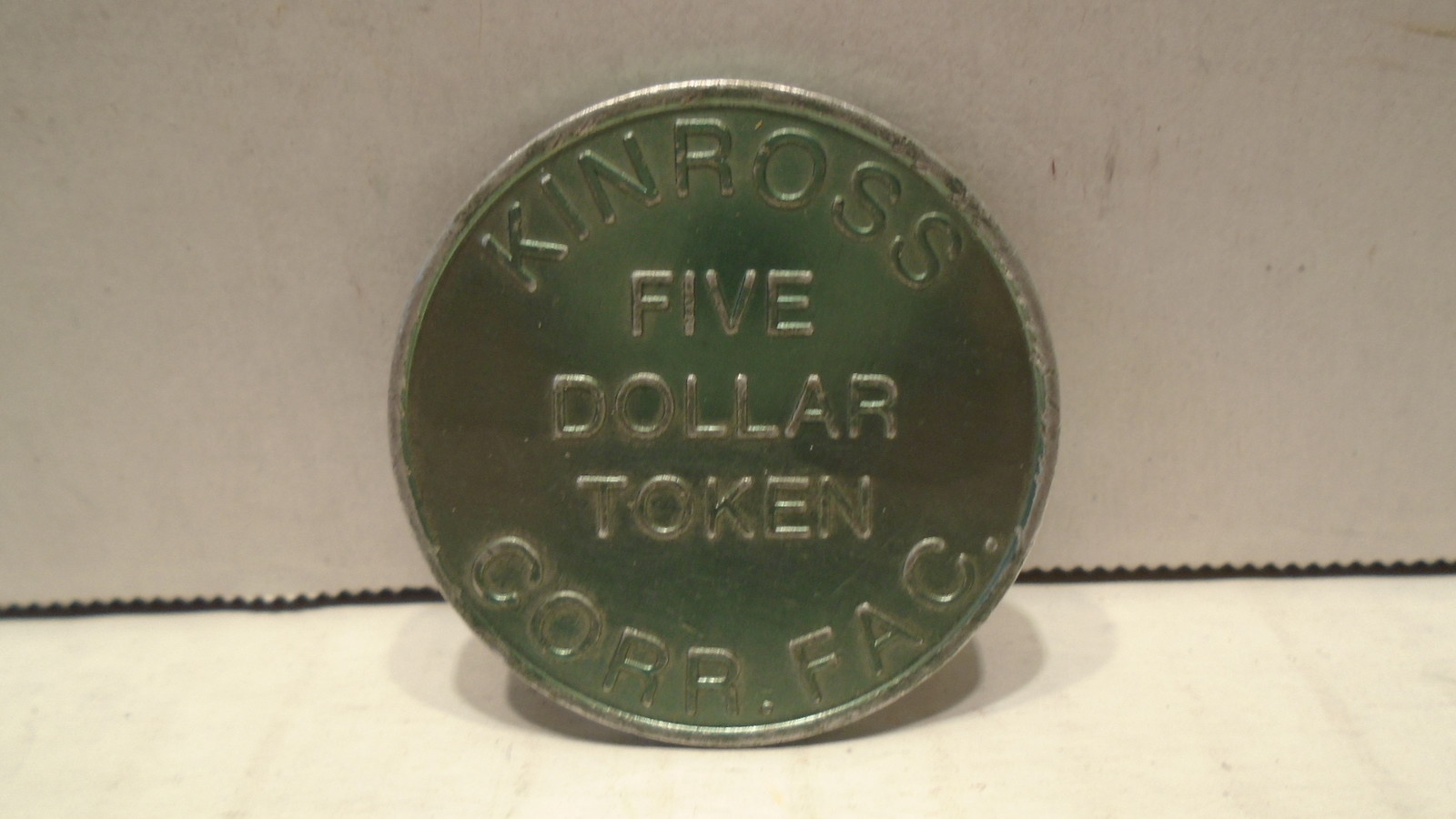 Kinross Correctional Facility Five Dollar Prison Token $5