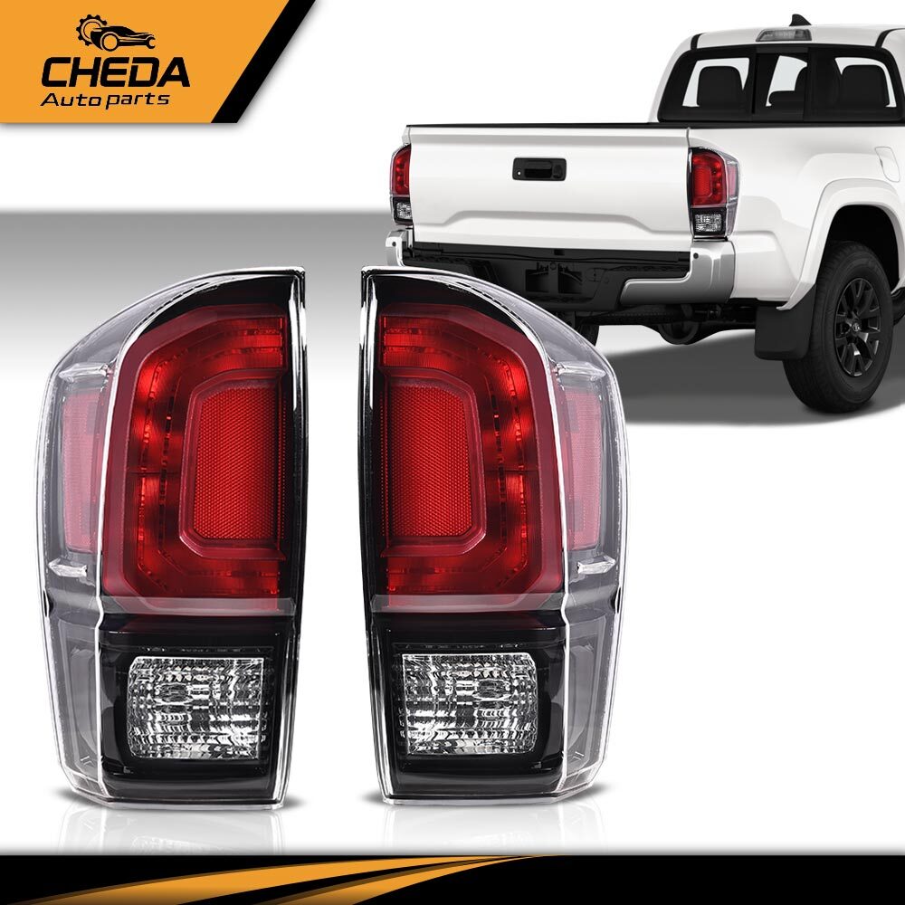 Fit For 2016 2017-2021 Toyota Tacoma TRD Style Rear Tail Lights Lamps Left+Right