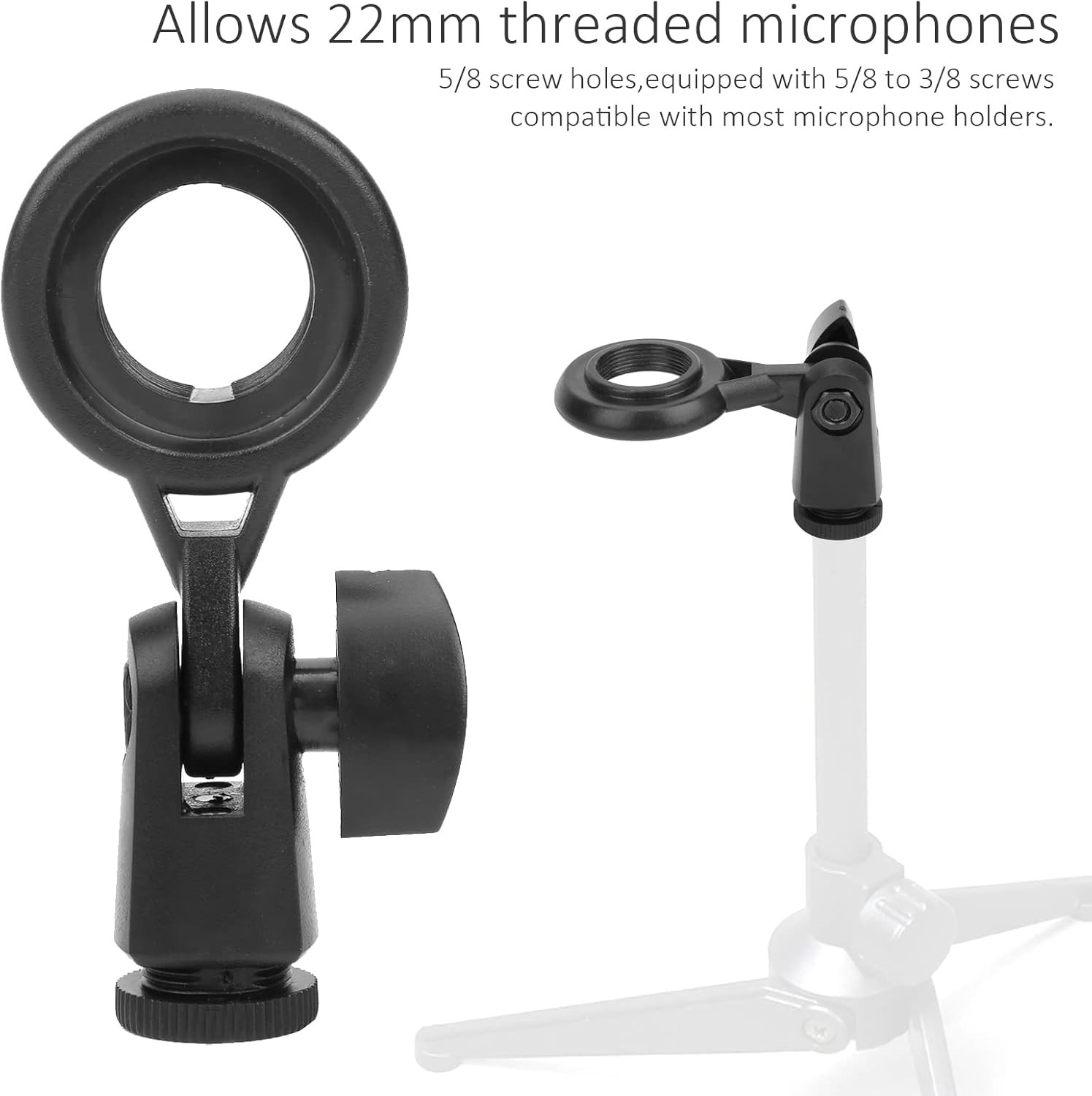 Microphone Holder with, Easy Install Removable for Recording Studio,...