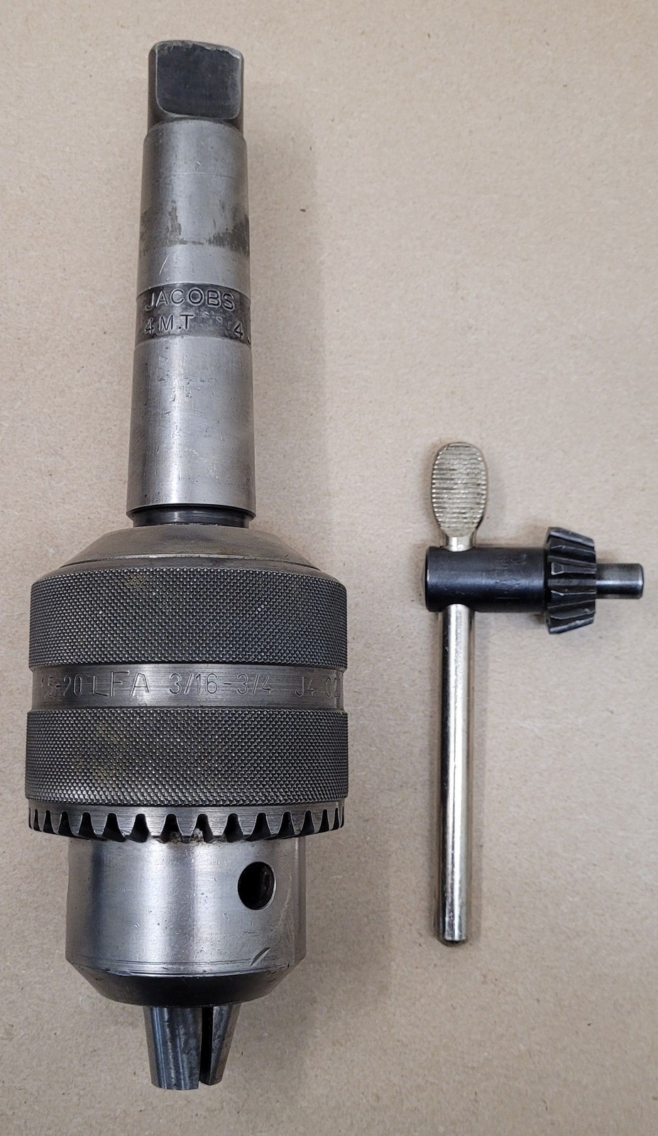 ROHM BALL BEARING DRILL CHUCK - 3/16-3/4, J4