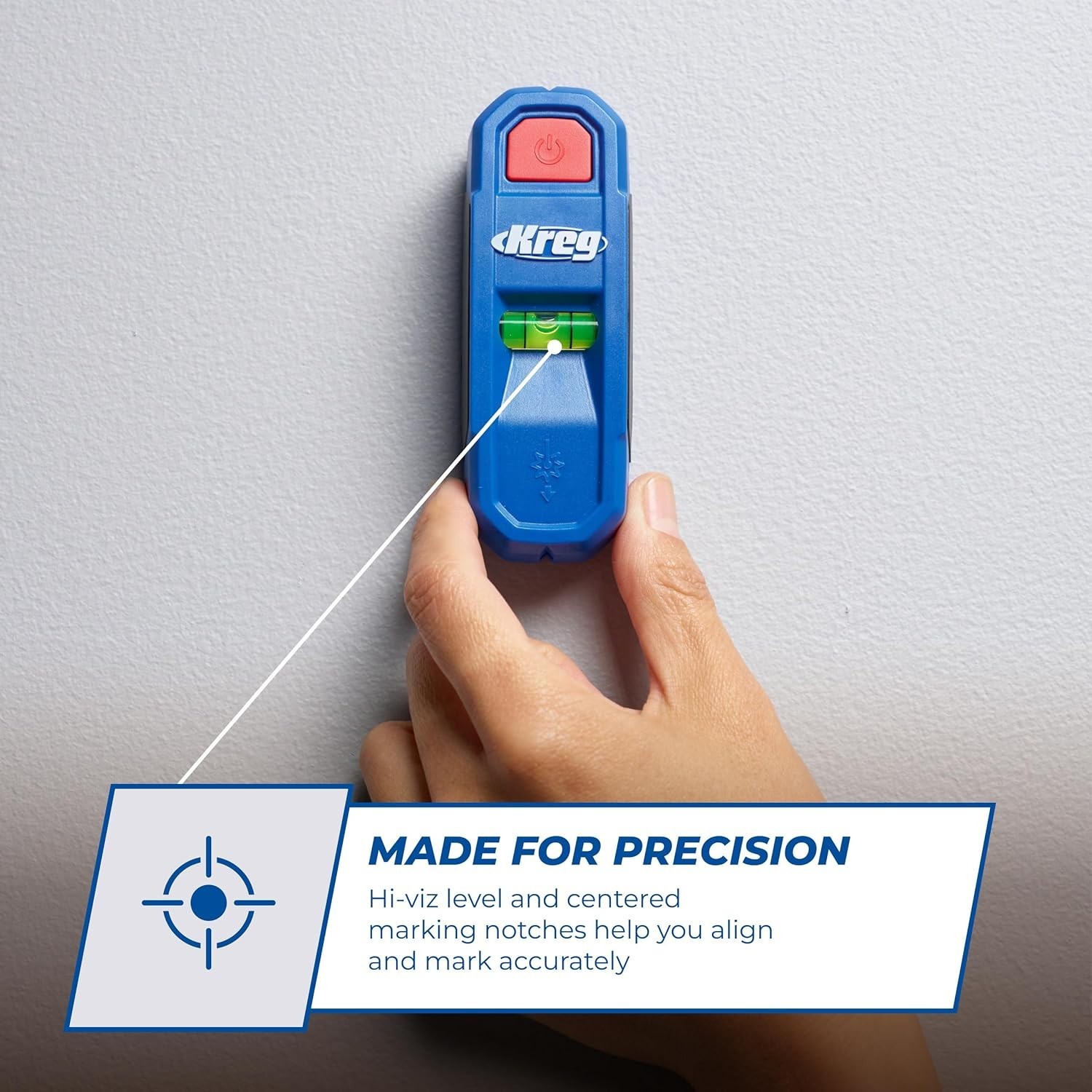 Laser-Mark Magnetic Stud Finder Tool for Effortless Home Projects