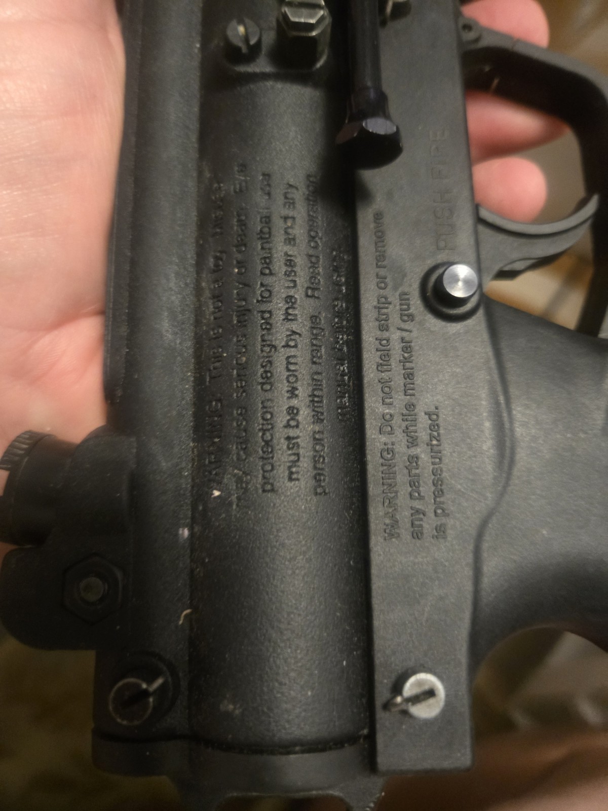 Tippmann A-5 With Cyclone Feed System Paintball Gun
