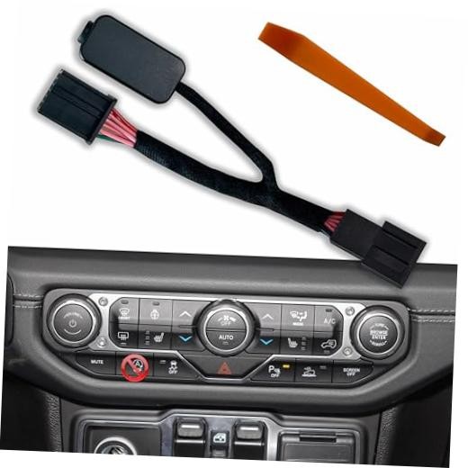 Auto Start Stop Eliminator for Jeep Wrangler JL JLU 2018-2026 and Black