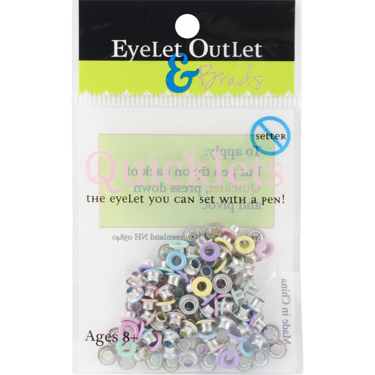 Eyelet Outlet QRND-949 Quicklets Round 84/Pkg-Spring 2