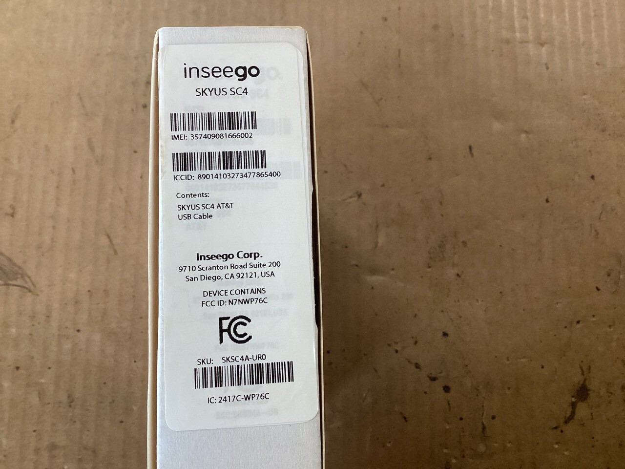 Inseego 4G LTE Cat 4 Single Mode Modem - SKSC4A-UR0
