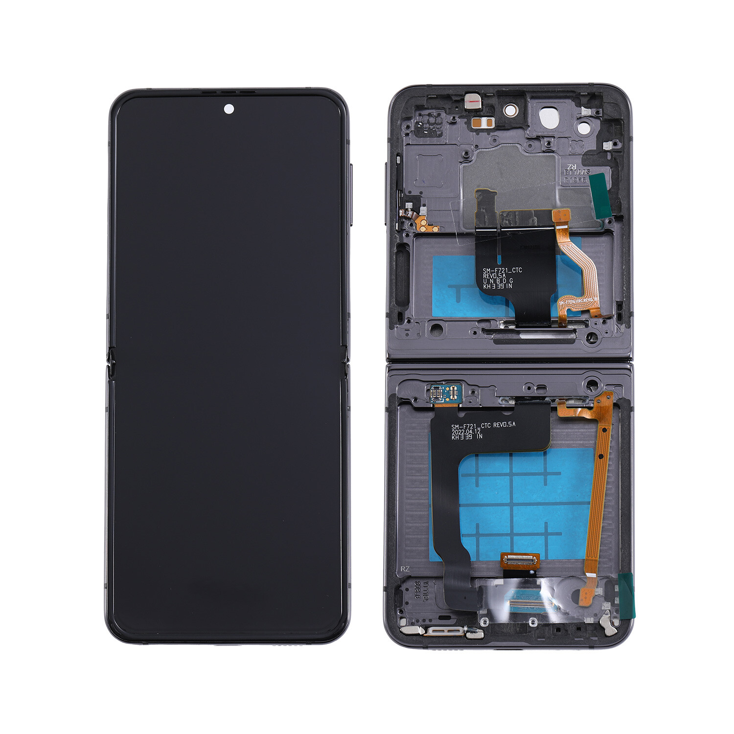 For Samsung Galaxy Z Flip4 SM-F721U/W LCD Display Touch Screen Frame Replacement