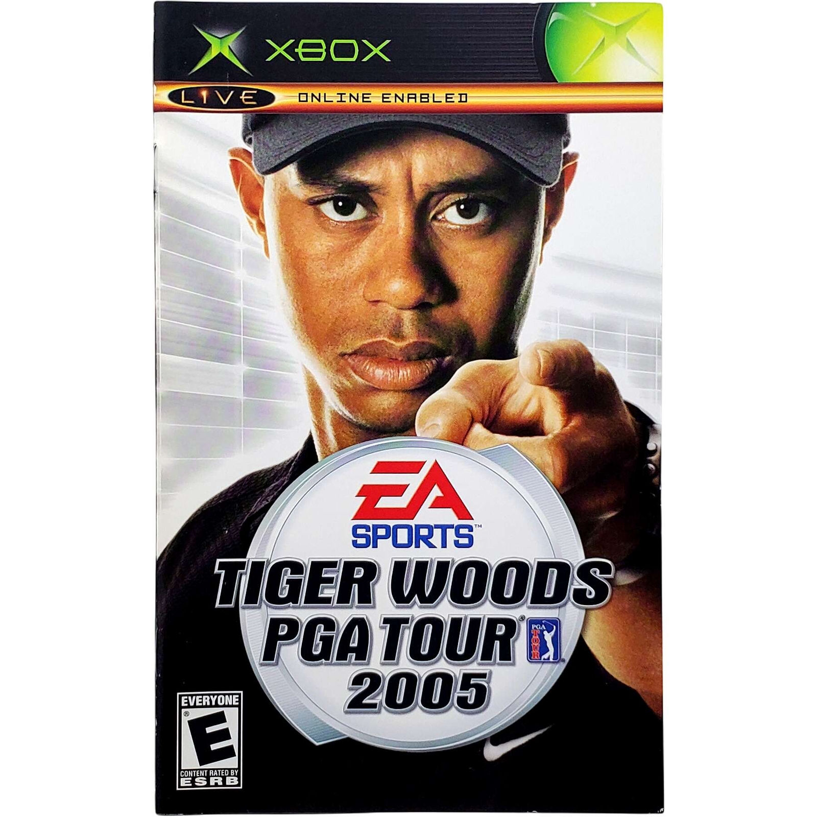 (Manual Only) Tiger Woods 2005 - Microsoft Xbox Excellent Tested Original