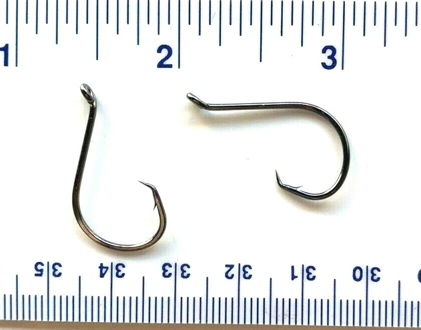 1000 GT 2X Offset Circle Fish Fishing Hooks size 1 - bulk 7384