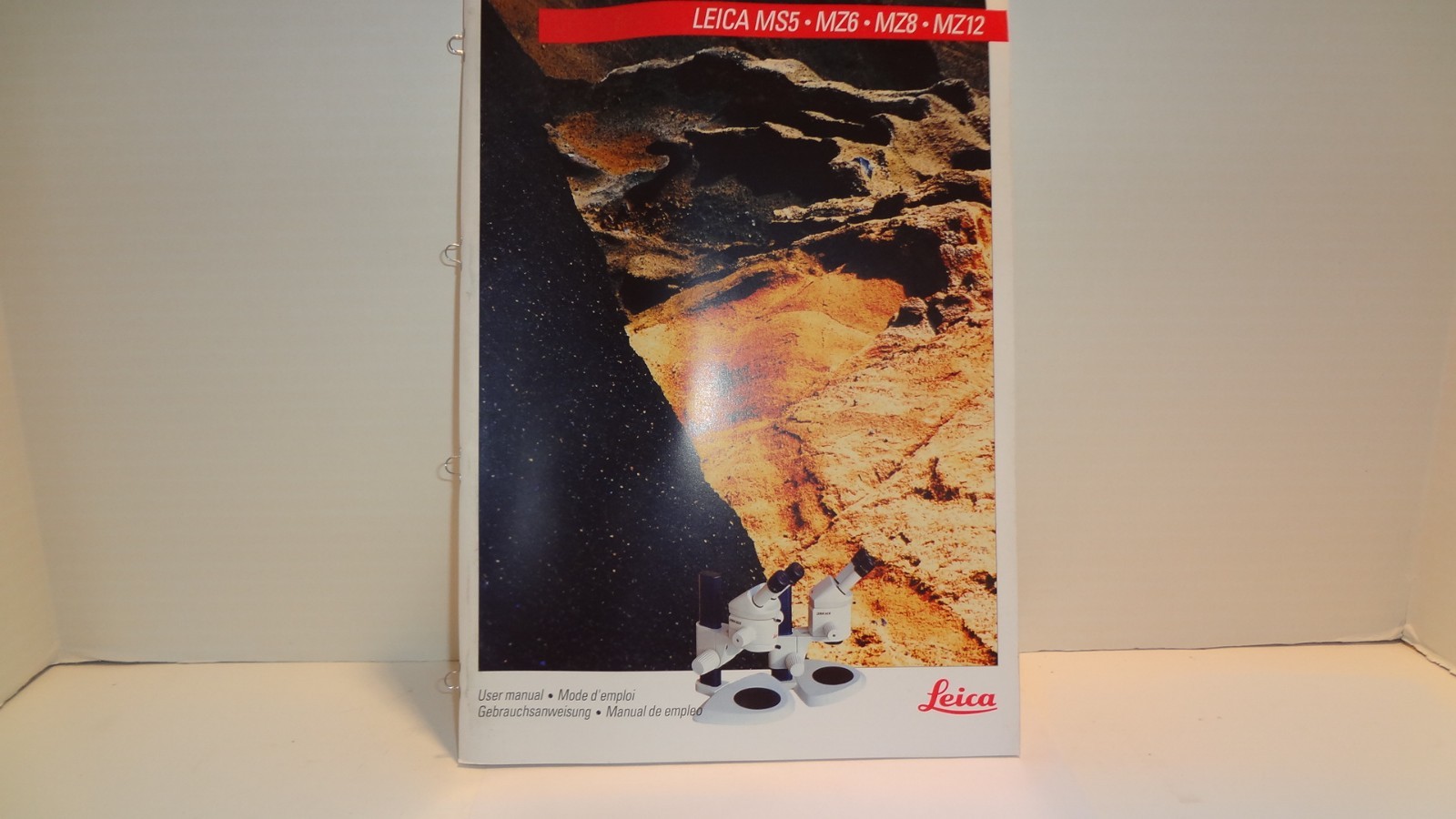 LEICA M SERIES STEREO MS5-MZ12  ORIGINAL INSTRUCTION MANUAL  **MINT CONDITION**