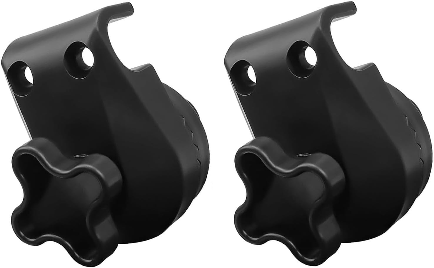 2 Pcs Garden Swing Plastic Fittings - Porch Patio Swing Frame Parts to Attach.
