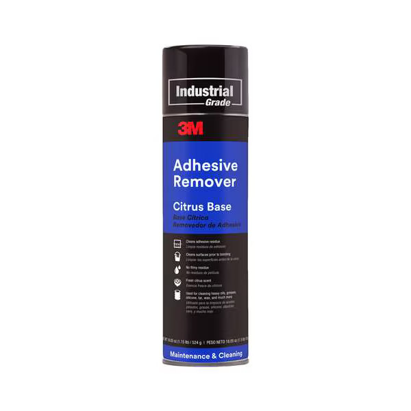 3m Citrus Based Adhesive Remover, 18.5 oz, Aerosol Can 49048 3m 49048 24 oz