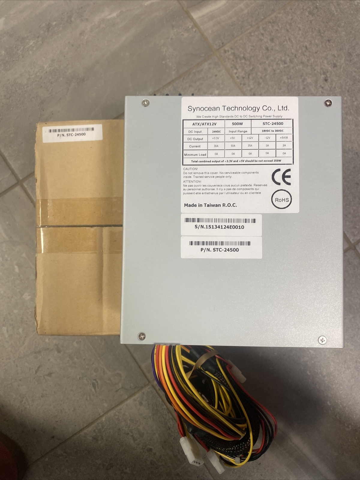 SYNOCEAN POWER SUPPLY STC-24500 STC24500 NEW