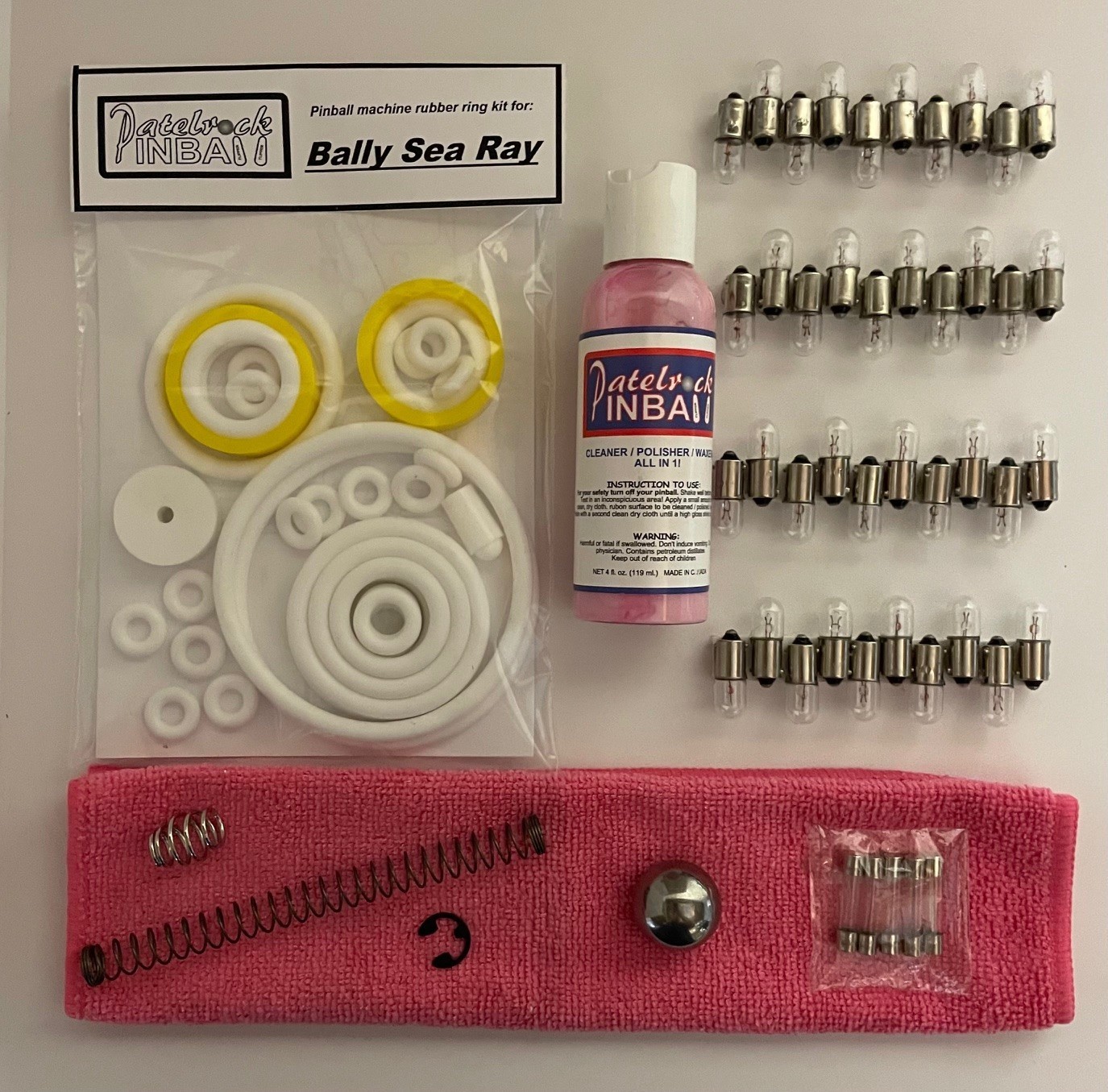 1971 Bally Sea Ray Pinball Machine Maintenance Tune Up Kit