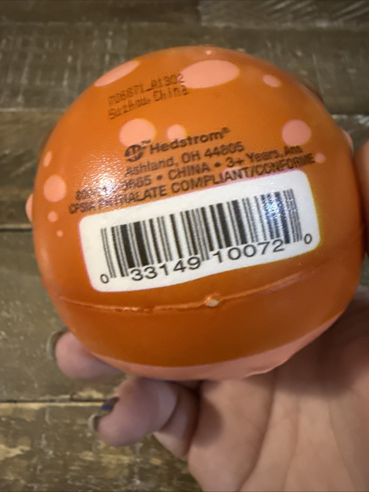 Hedstrom Christmas Squishy Toy